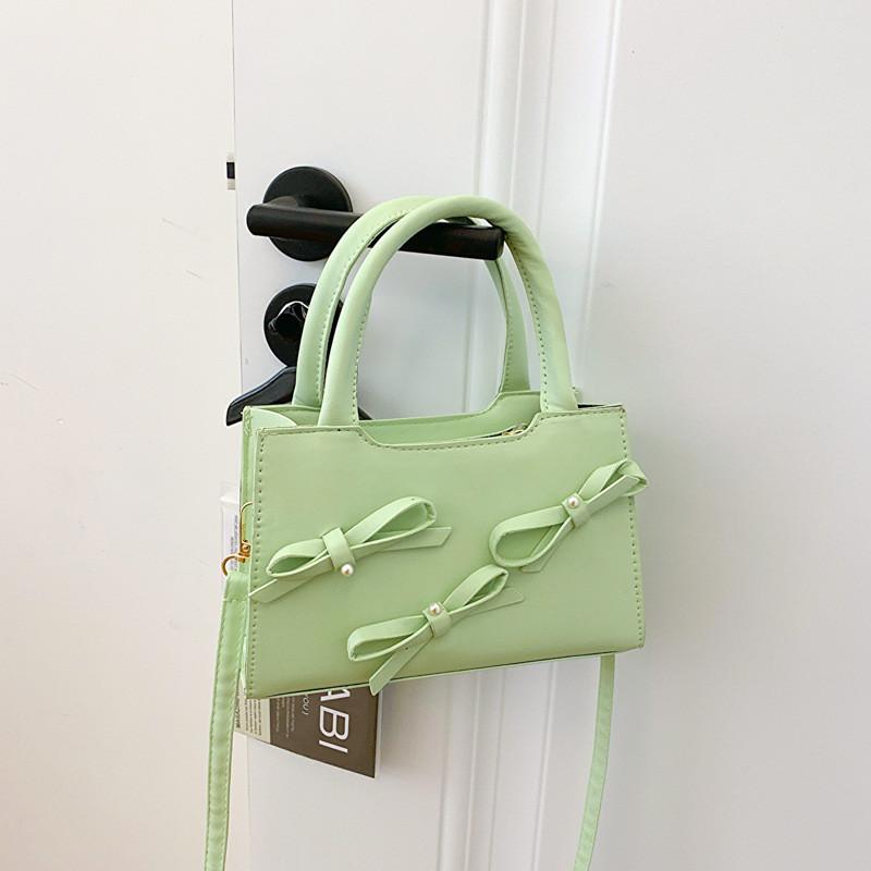 Koreański Styl Unikalna Kokarda Motylkowa Torba Podpachowa Damska Nowa Moda 2024 Osobowość Artystyczna Prosta Casualowa Torba Listonoszka Czarna Różowa Beżowa Zielona Żółta