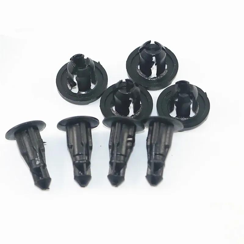 10/20/50pcs 8mm Auto Fasteners Rivets Clips Car Bumper Door Panel Fender Liner Clips Retainer for Mitsubishi Honda Nissan 50pcs