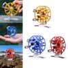 Fishing Reel Fly Wheel Spool Aluminum Alloy Body Adjustable Brake Pad Design Lightweight