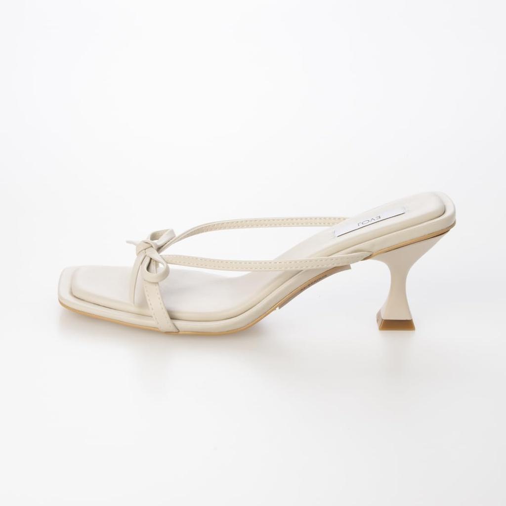 Evol Quadratische Sandalen mit Schleife, Damen, Klein