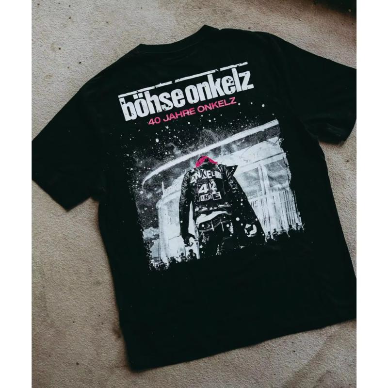 Unisex For Bhse Onkelz Fans Mitten Unter Euch 2026 Tour Skull Graphic Tshirts Vintage Rock Band Black Short Sleeve Streetwear Top