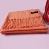 Wool Scarf for Women Autumn and Winter Warm Tassel Large Shawl Winter Scarf Solid Color Cashmere Scarf Imitation Cashmere Scarf