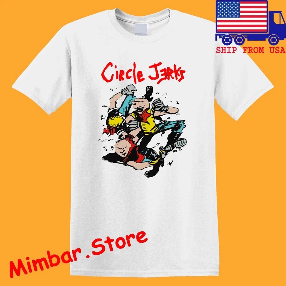 Circle Jerks Men s White Size S-5XL 2XL