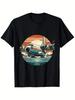 Trendy Cotton T Shirt Unisex Short Sleeve Crew Neck Casual Basic Tee Soft Breathable Comfortable Summer Top For Streetwear