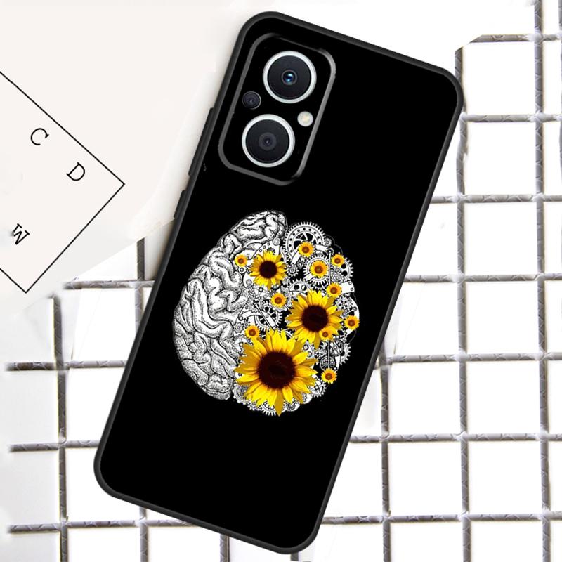 Medical Human Organs Brain For OPPO Reno 14 12 11 10 13 Pro 8T 11F 12F 13F 14F 7 8 Lite OPPO Find X9 X8 X6 X5 Pro Case
