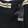 HERMES Made in Italy Linen Blend Trouser Pants 46 Black series Men's Used