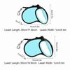 5m Length Retractable Dog Leash Candy Color Small Size Automatic Pet Leash Automatic Extending Retractable Mechanism