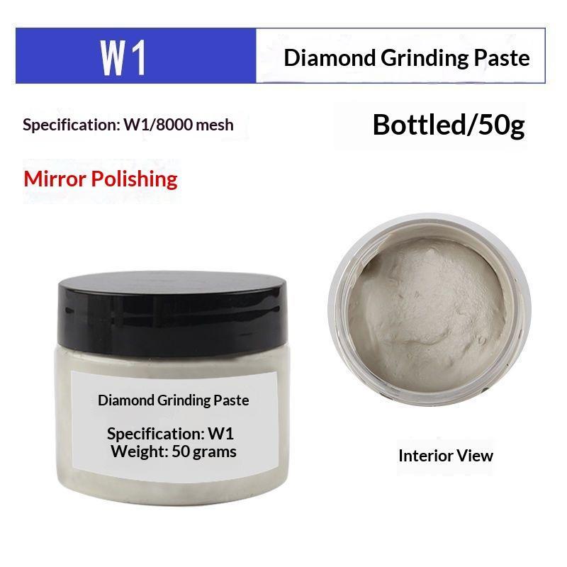 50G Diamond Paste Compound Mirror Polishing Lapping Syringes Glass Jade Jewelry Metal Buffing Abrasive Tools