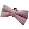 [Bowties.jp] Pink Solid Color Bow Tie, Easy-to-Wear Type bd415