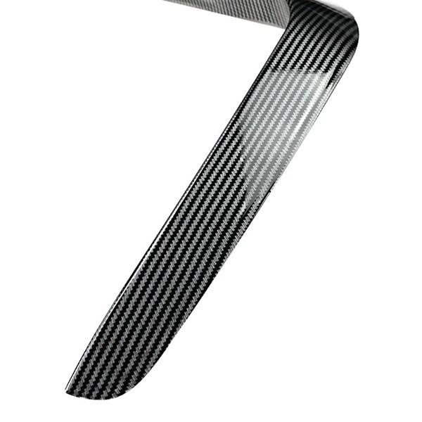 BMW 4 Series G22/G23/G26 M Sport Front Wind Knife Carbon Fiber Texture Trim Sticker (2020-2023)
