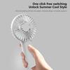 Yonrjhukm Handheld Fan Usb Rechargeable Mute Desktop Dormitory Small Fan Portable Outdoor High Wind Power Mini Handheld Fan