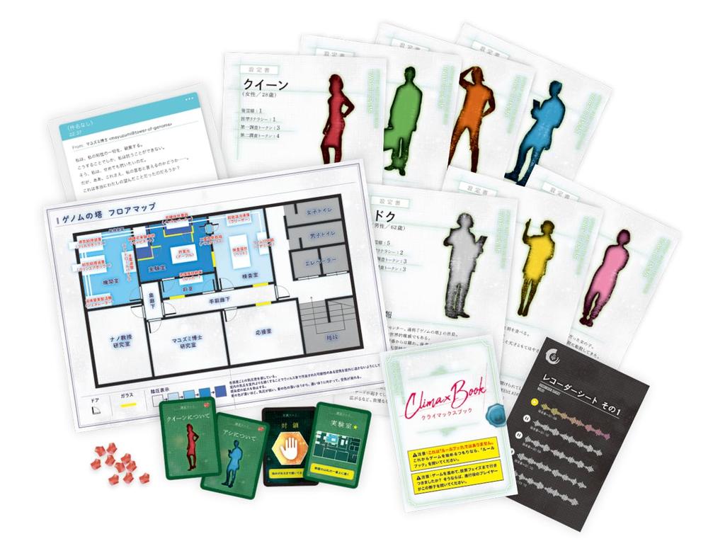 Group SNE Tower of Genome 180 ages 15 and Murder Mystery (7 players, minutes, up)