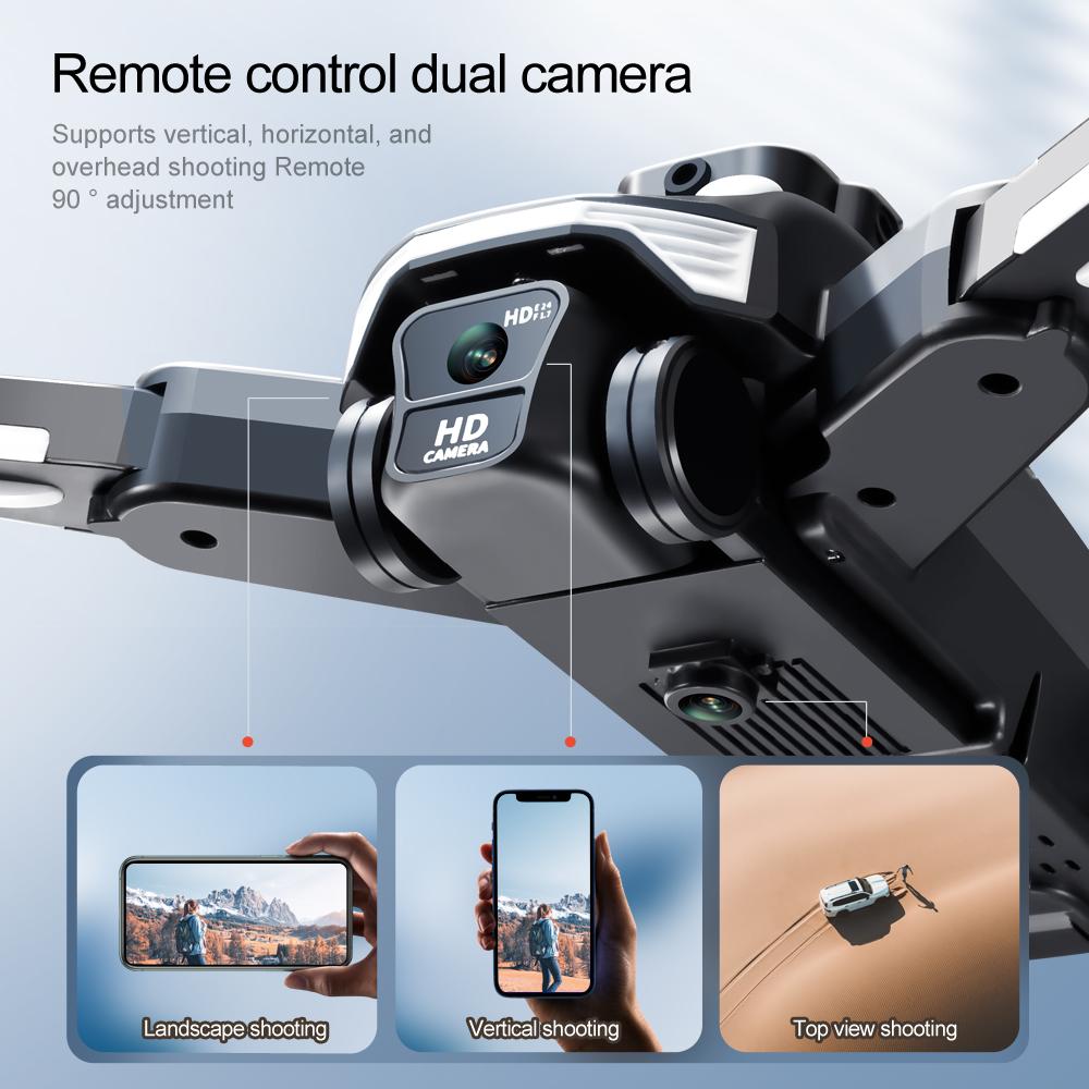 F200 Drone Brushless Professional HD Aerial Photography Wide Angle 4K Dual Camera 5G WIFI FPV Foldable Quadcopter RC Obstacle Avoidance Toys Gift