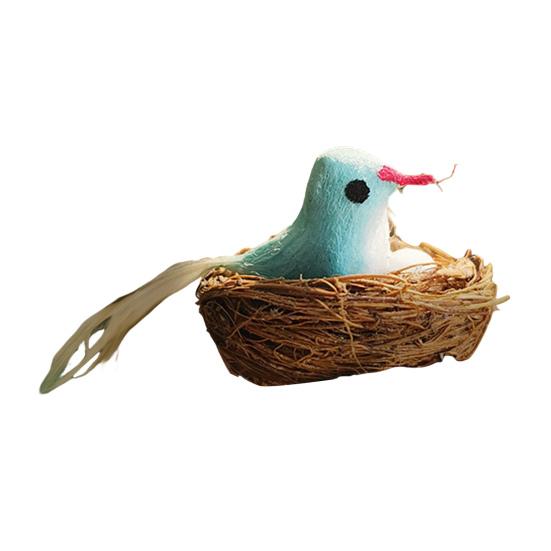 

Миниатюрное птичье гнездо Yousheng, микроландшафтный декор, мини-птица из пенопласта с яйцами, миниатюрное украшение в виде птичьего гнезда для кукольных домиков в масштабе 1/6 1/12 синий
