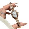 Leichter Luxus Nische Ovales Goldarmband Armbanduhr Damenmodell