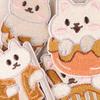 Cartoon Anime Cat Embroidery Self-Adhesive Patch - DIY Clothing Accessory