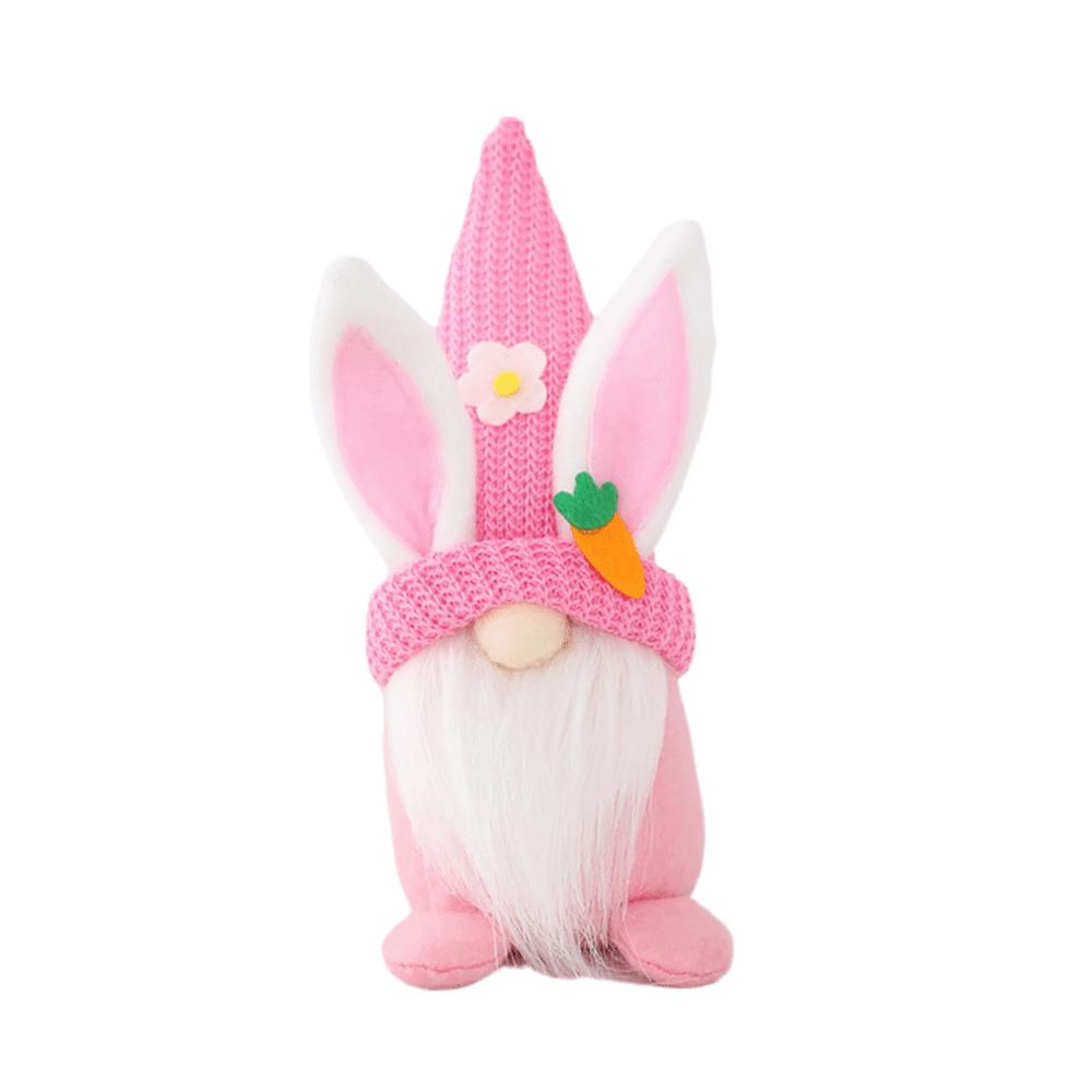 Faceless Design Easter Bunny Doll Bunny Shape Bunny Ornaments  Easter Celebration розовый