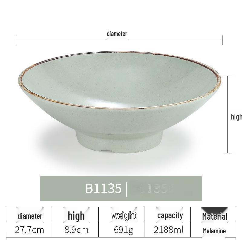 Yipan Japanese Style Melamine Noodle Bowl