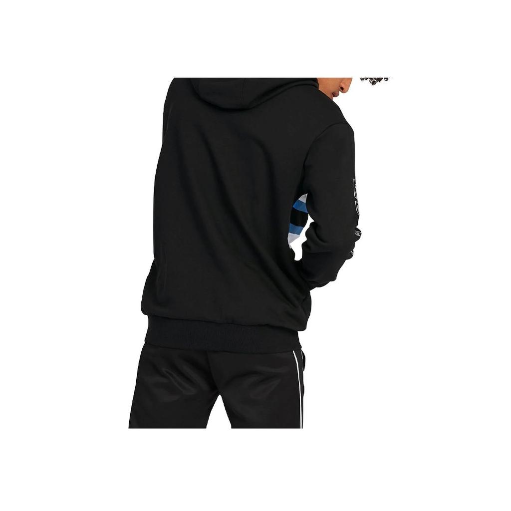 Puma BMW Motorsport Logo Print Color Block Hoodie Men Tops Black 595181-01