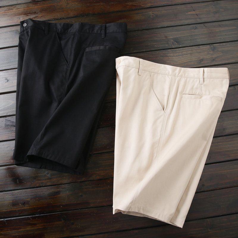 Classic Good Goods Plaid Pure Cotton Export Men's Clothing Factory Leftover Stock Summer Light Business Straight Half Length Casual Shorts