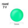 Silicone Olive-Shaped Fluorescent Fishing Float Tail Magnifier Bean