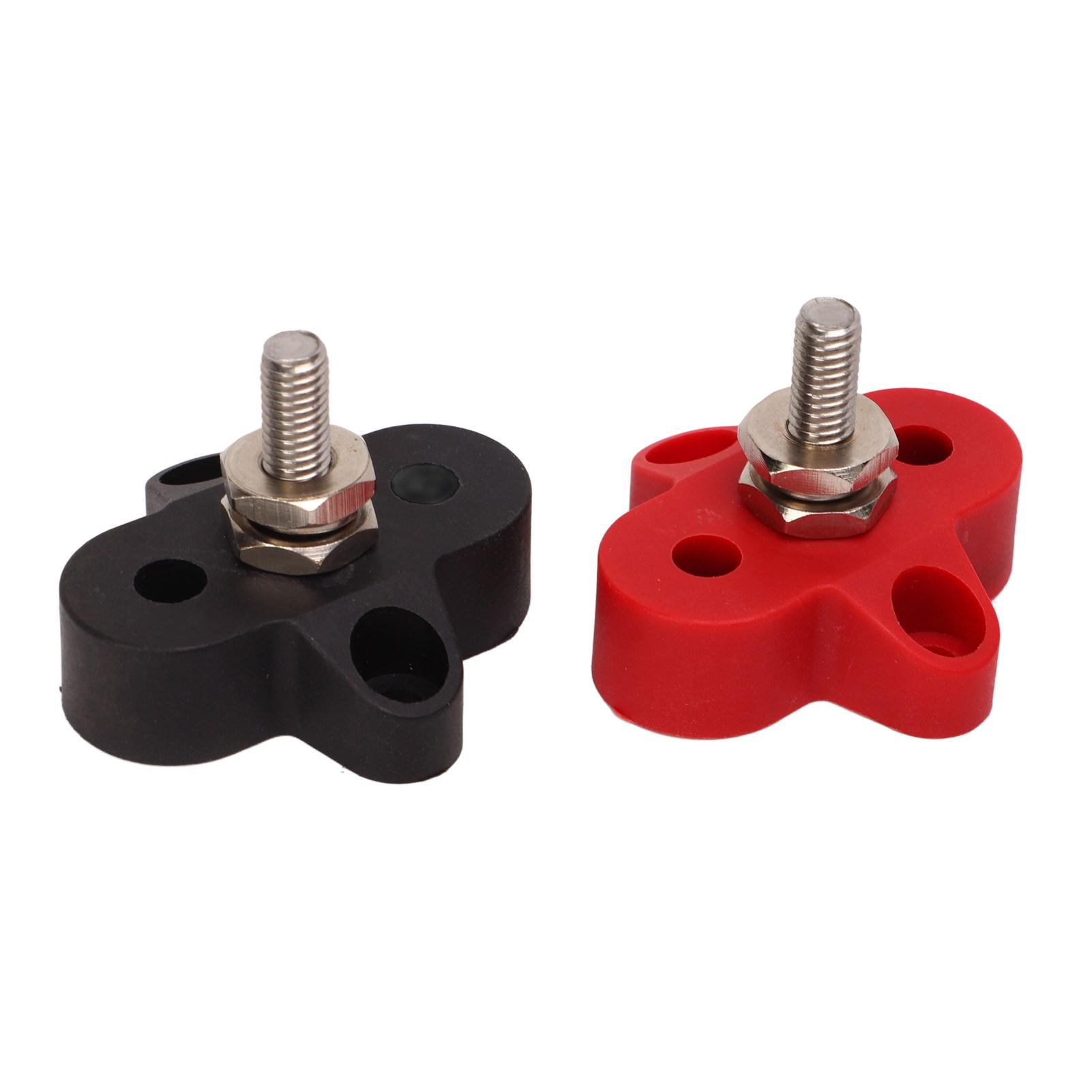 

48 В аккумуляторная батарея, штифт, красный и черный, нержавеющая сталь, одинарный штифт, клеммная колодка для автофургона