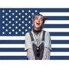 Billie Eilish Rosa Amerikanische Flagge Wandteppich, Lustiges Ästhetisches Wandbanner, Für Schlafzimmer Wohnheim College Party Dekoration