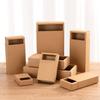 Kraftpapier Kraftpapier Schubladenschachtel Schubladenstil Mini-Karton Geschenkboxen Recycelbar Umweltfreundlich Geschenkverpackungsschachtel