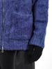 Chance'S Noi Brush Sweater Hooded Zip-Up - Blue /M244Tp09Bl