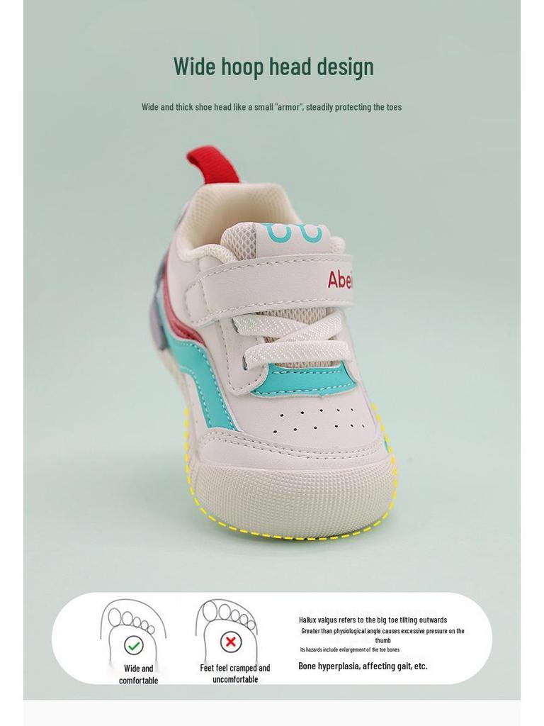 Abeidi Kids' Non-slip Soft Sole Breathable Walking Shoes for Toddlers