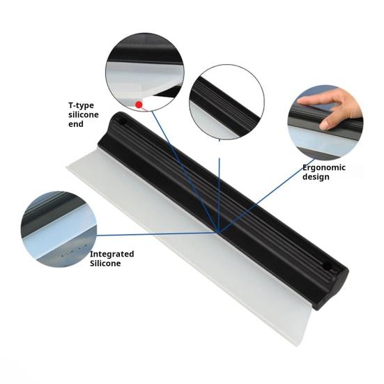 Car Wiper Squeegee Wear-Resistant Reusable Lightweight Portable Automotive Silicone Squeegee Wiper Scraper