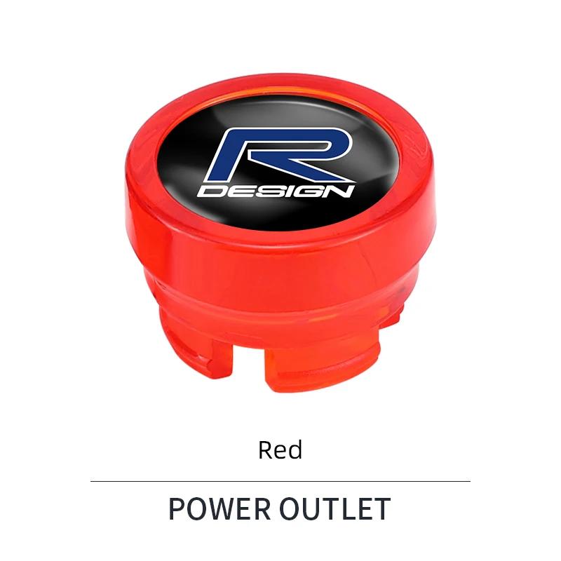 Car Cigarette Lighter Cap Auto Lighter Dust Proof Cover Accessorie For Volvo Rdesign XC60 XC90 XC40 V50 V60 V40 S60 C30 V70 S90