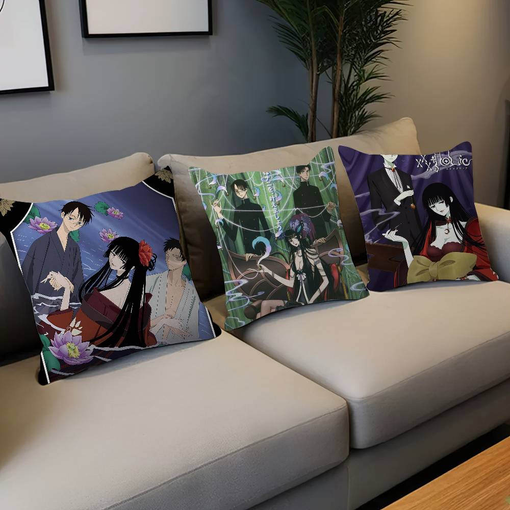 Anime xxxHolic Pillow Cover for Bedroom Room and Living Room Sofa Decorative Cushion Cover