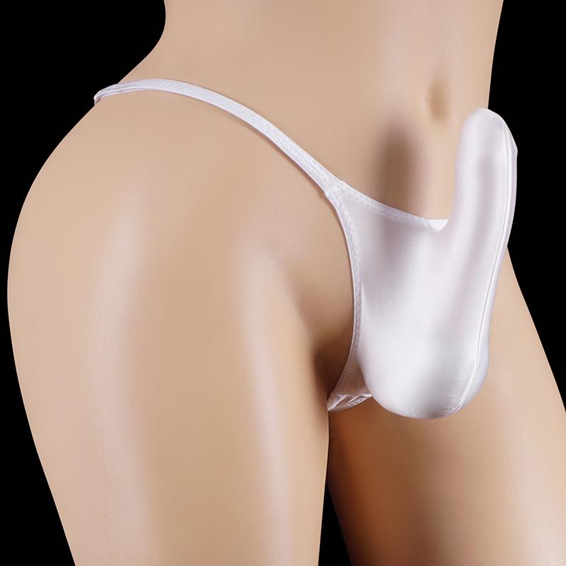 Heren Zwembroek Sexy Glanzende Slip Gay Grote Penis Uitstulping Grote Zak Ondergoed Mode Effen Olieachtig Glanzende Zwembroek Slipjes