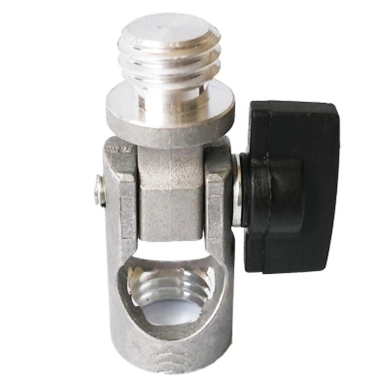 All-Metal Universal Aluminum Laser Level Tripod with Thickened Bracket Adapter 1 Adapter