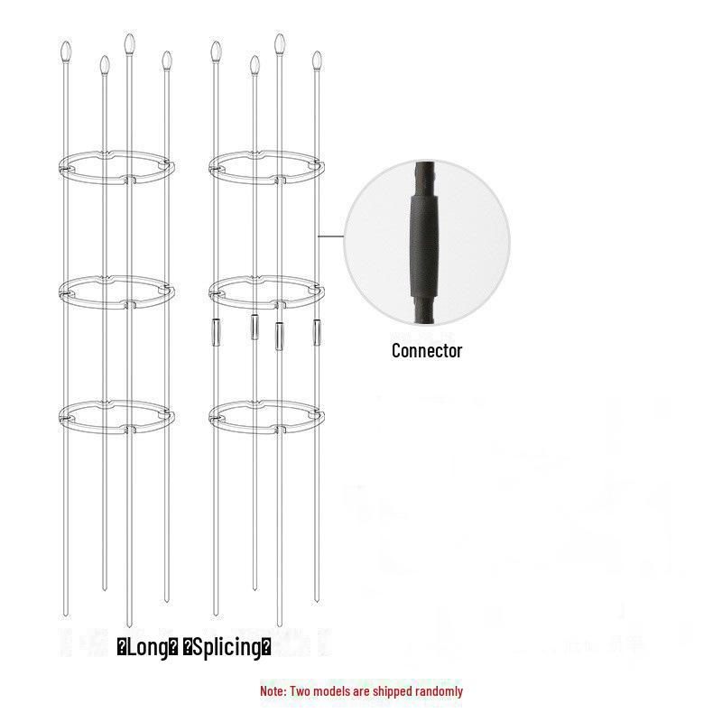 Climbing Clematis & Rose Flower Rack for Balcony Pot - European Design Plant Support
