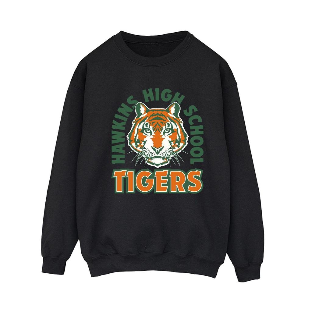 Netflix Womens/Ladies Stranger Things Hawkins Arch Tiger Sweatshirt