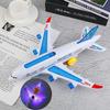 Electric Airplane Toys Model With Moving Flashing Lights And Sounds Kids Toy