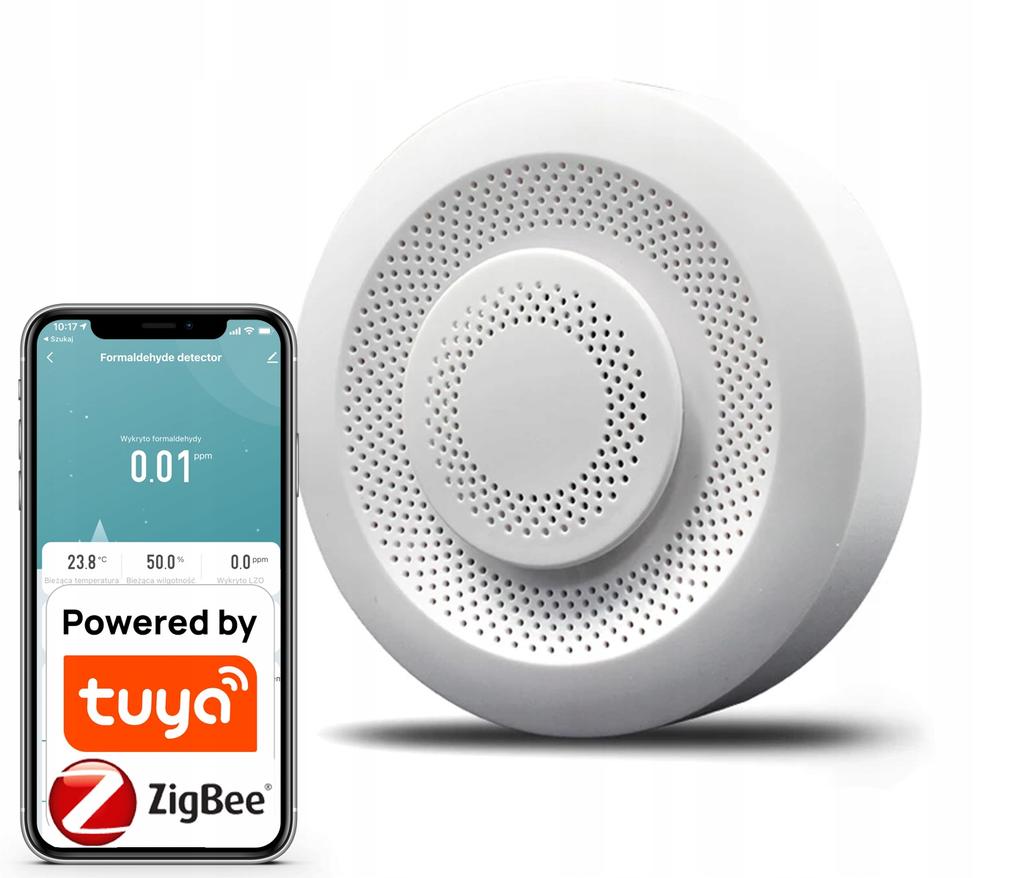 Tuya Zigbee Luftqualität Temperatursensor Co2 Voc Detektor