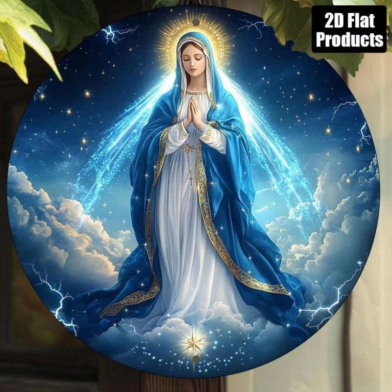 Decorative Metal Wall Art Sign 20x20 Cm Tin Painting