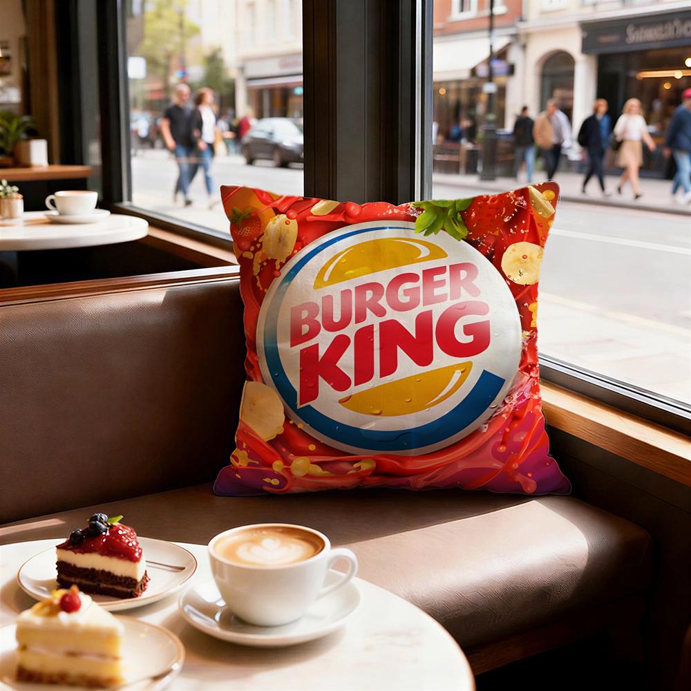 Brand Burger King Cushion Cover Decorative Cushions Covers Cover Sofa X Pillow  Piece X X Pillowcase