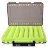 Fishing Tackle Boxes Practical Fishing Lure Organizer-Double Sided Fishing Baits Storage Box Plastic Organizer-Case Gift