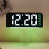 LED Digital Alarm Clock Electronic Wall Clock Multifunctional Bedside Alarm Clock Boarderless Wall-mounted Clock for Students