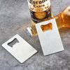 Credit Card Size Stainless Steel Bottle Opener Mini Portable Beer Opener Tool For Wallet Pocket Bar Restaurant Wedding Party