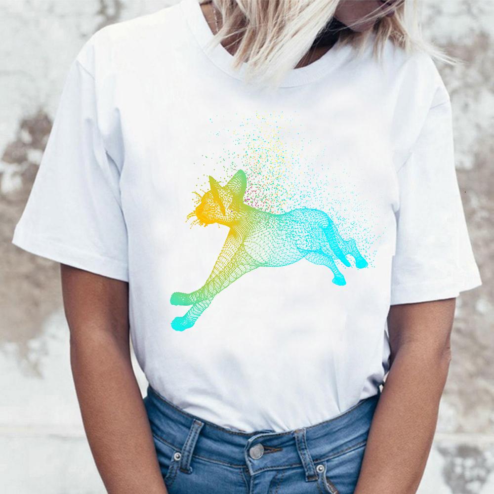 Woman Short Sleeve T Shirt Loose T Shirt Graphic Streetwear Top Female Woman Summer Kawaii Harajuku