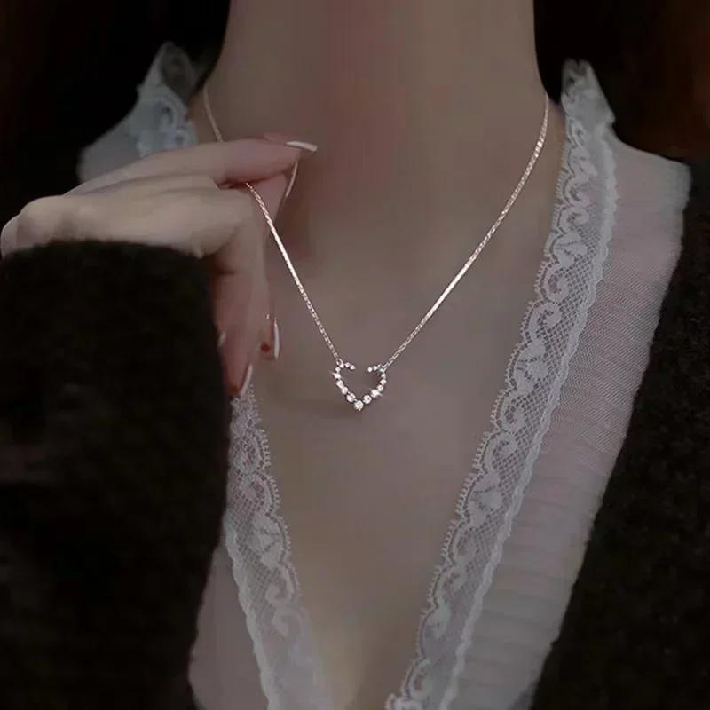 Imitation Pearl Tassel Flat Snake Bone Necklace For Women Fashionable Personalized Daily Accessory Party Jewelry Birthday Gifts