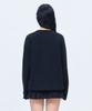 DAUSPICE (Duc) Appliqué Logo Waffle Long Sleeve Black