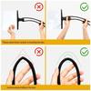 Lightweight, Hands-Free Magnifying Glass for Seniors - Clear, Undistorted Viewing for Reading Books & Newspapers, Neck Hanging Design.