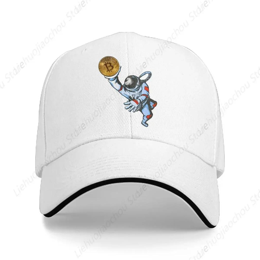HODL BTC Baseball Cap Unisex Hats Visor Protection Snapback Funny Astronaut Bitcoin Gifts Caps