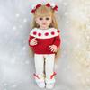 55CM Full Body Soft Silicone Reborn Toddler Doll Lifelike Soft Touch High Quality Doll Gifts for Children home Birthday Christmas gifts